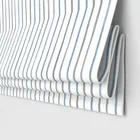 Laura Ashley Painterly Stripe Pale Steel Motorised Blinds Uk