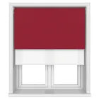 Tradechoice Blackout Red Double Roller Blind