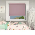 Bedtime Pastel Pink Pelmet Roller Blind