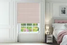 Morisette Pink - Patterned Roman Blind