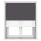 Tradechoice Blackout Dark Grey Motorised Double Roller Blind