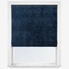 Boucle Royale Navy Blue Roman Blind