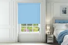 Dakota Baby Blue - Moisture Resistant Blackout Roller Blind