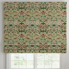 Ante Decor Strawberry Thief Printed Cotton Made To Measure Roman Blind Flax