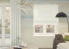 Ultra Luxe Velvet White Lace - Roman Blind
