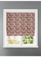 Allegany Ginger Abstract Pattern Roman Blind