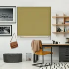 Free Hanging Dovestone Saffron Honeycomb Pleated Blind