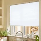 Olympia Asc White Freehanging Pleated Blinds