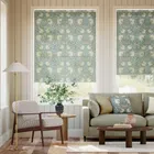 Twist2go William Morris Pimpernel Voile Sage Roller Blind