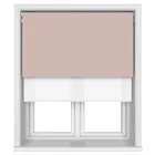 Dover Blackout Blush Pink Motorised Double Roller Blind