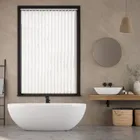 Rigid Pvc Williamsburg Frost White Blackout Vertical Blind