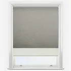Voga Blackout Dove Grey & Cream Double Roller Blind