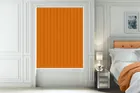 Alpha Blackout Orange - Fire Retardant & Moisture Resistant Blackout Vertical Blind