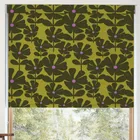 Orla Kiely Wildflower Translucent Made To Measure Roller Blind Charteuse