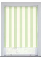 Scion Central Stripe Pea Green Roller Blind