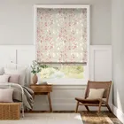 Renaissance Linen Blush Pink Roman Blind