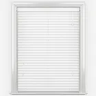 Woodlux Fine Grain Brilliant White Faux Wood Venetian Blind