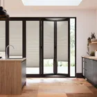 Bifold Clickfit Duoshade Limewash Pleated Blind