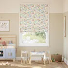 Cars Road Trip Ivory Roman Blind