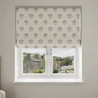 William Morris At Home Lily Flower Embroidery Woad No Drill Blinds Uk