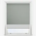 Double Roller Fusion Blackout Cool Grey & Grey Double Roller Blind