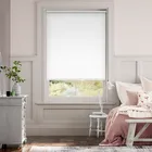 Electric Sevilla Blackout Crisp White Roller Blind