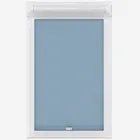 Deluxe Plain Powder Blue Perfect Fit Roller Blind