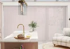 Jasmine (blackout) Orchid - Vertical Blind