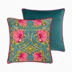 William Morris Pimpernel Magenta Cushion