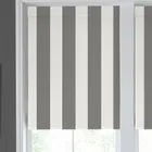 Laura Ashley Lille Stripe Made To Measure Blackout Roller Blind Steel