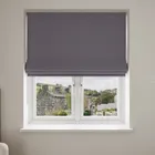 Laura Ashley Swanson Dark Sugared Violet No Drill Blinds Uk