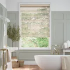 Natural Pine Faux Wood Blind - 50mm Slat