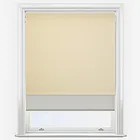 Optima Blackout Light Taupe & Natural Double Roller Blind