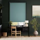 Florence Blackout Dusky Teal Roller Blind
