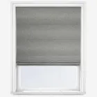 Moon Earth Hessian Roman Blind