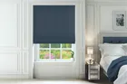 Dion Blue - Brushed Faux Silk Roman Blind