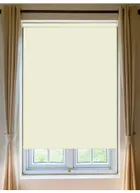 Cosy Cream Blackout Cordless Spring Loaded Roller Blind