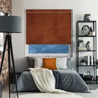 Velvet Tan No Drill Roller Blind