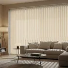 Caspian Beige Light Filtering Vertical Blinds