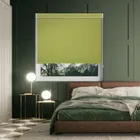 Bedtime Vine Green No Drill Roller Blind