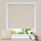 Slumber Blackout Light Grey Battery Powered Electric Roller Shades