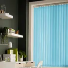 Polaris Teal Light Filtering Vertical Blinds