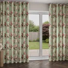 Laura Ashley Cecilia Sage Wave Curtain Blinds Uk