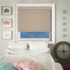 Weave Blackout Sand Pelmet Roller Blind