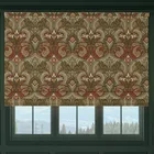 House Llewelyn-bowen Gwendoline Printed Damask Made To Measure Roman Blind Oxblush