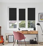 Luna Charcoal 25mm Perfect Fit Pleated Blinds