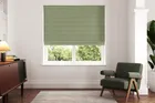 Ted Baker Palm Geo Green - Designer Roman Blind