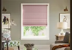 Delicate Chevron Garnet - Roman Blind