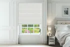 Lismore White - Woven Roman Blind