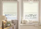 Kyoto Faux Silk White - Roman Blind